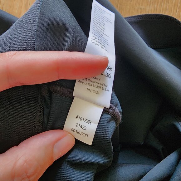 SPANX Shapewear SmartGrip Half Slip Skirt10179R Sculpting Black Size L - Picture 5 of 6